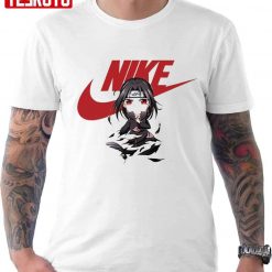 Uchiha Itachi Naruto Anime Nike Vintage Logo Unisex T-Shirt