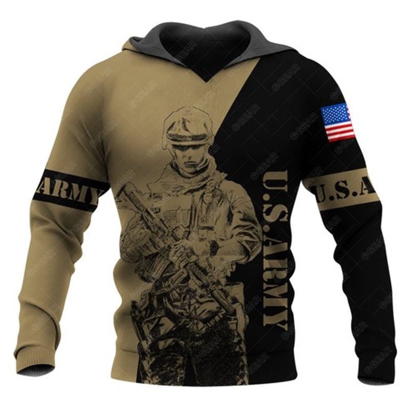 Us Army Soldiers 3d All Over Printed Hoodie - Teeruto