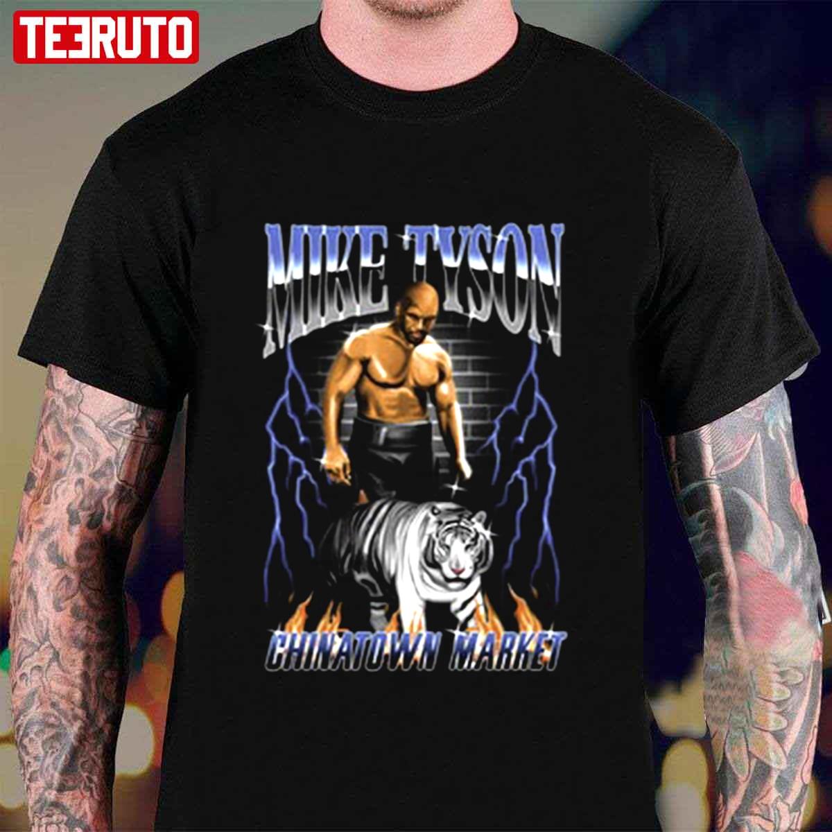 Vintage Art Mike Tyson Tiger Unisex T-Shirt
