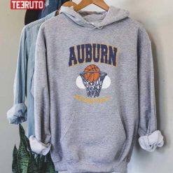 Vintage Auburn Basketball Unisex Hoodie