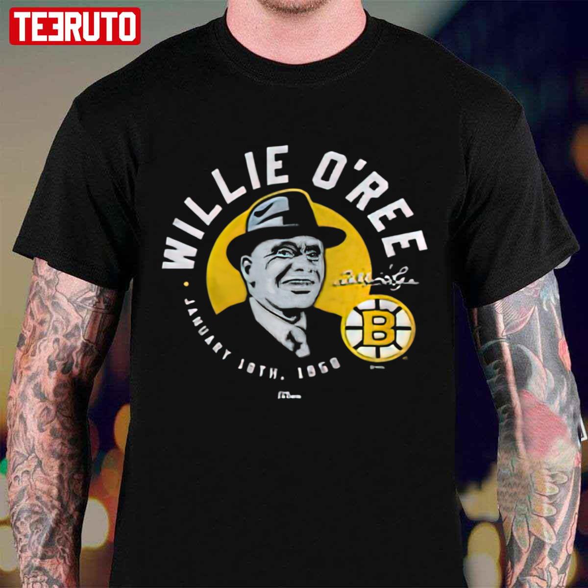 Willie O’ree Boston Bruins Number Retirement Unisex T-Shirt