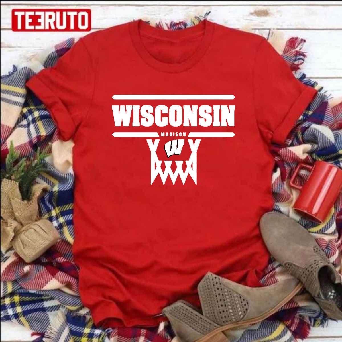 Wisconsin Badgers Basketball Unisex T-Shirt
