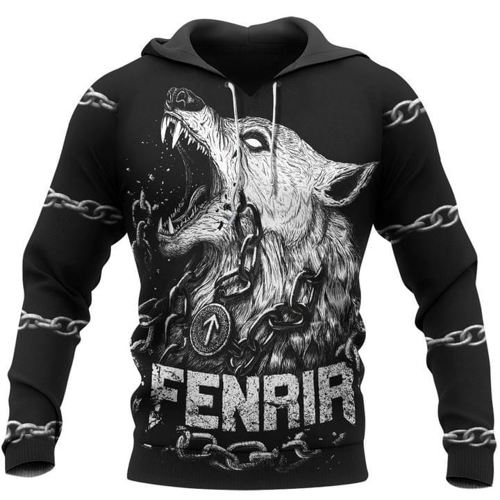 Wolf Grumpy Full Printing 3d Hoodie