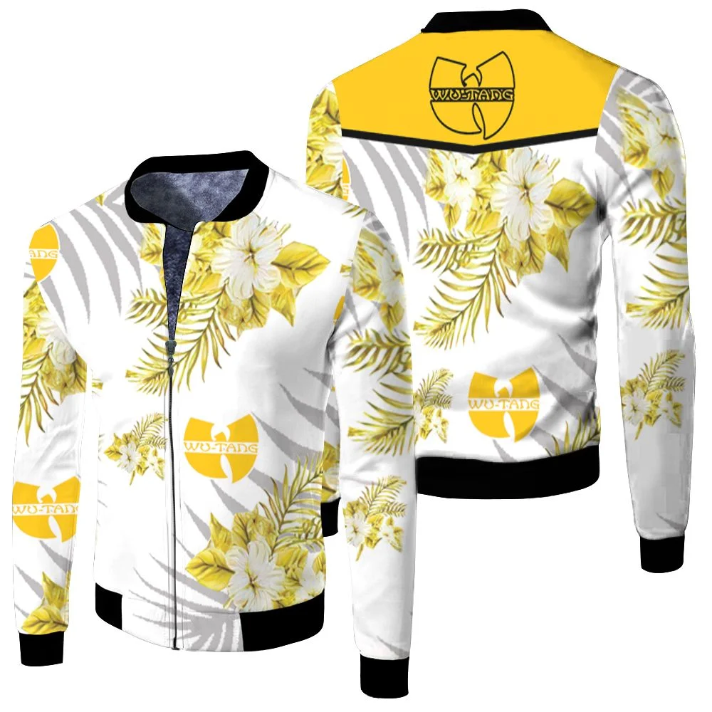 Wu Tang Clan Hawaii For Music Fans 3d Jersey Fleece Bomber Jacket