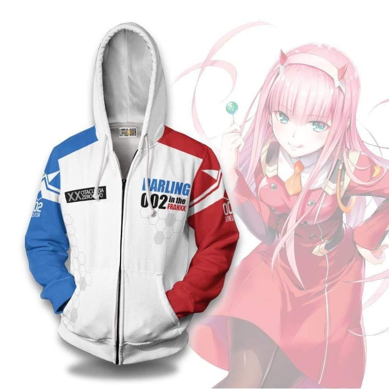 Zero Two Darling In The Franxx Cosplay Hoodie Anime