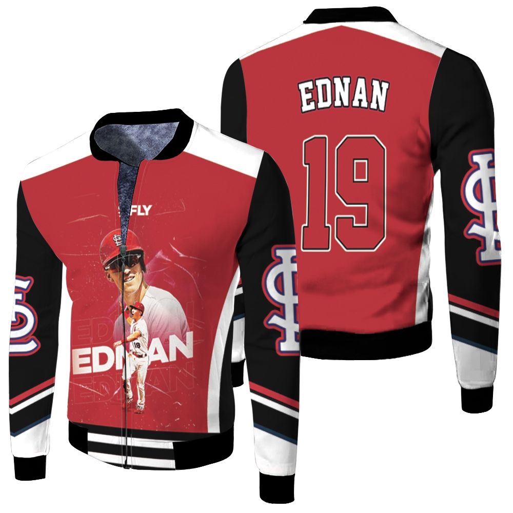 19 Ednan St Louis Cardinals Fleece Bomber Jacket