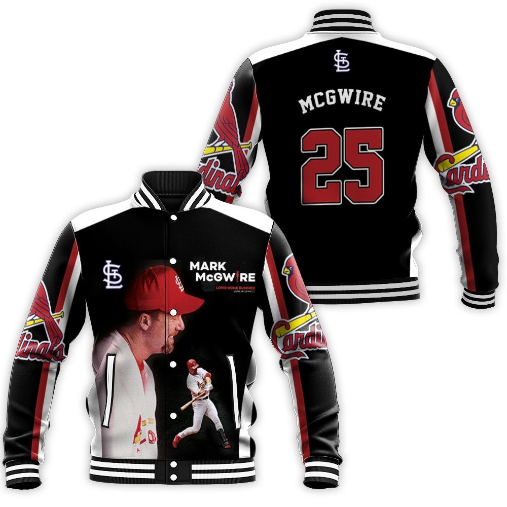 25 Mark Mcgwire St Louis Cardinals Baseball Jacket