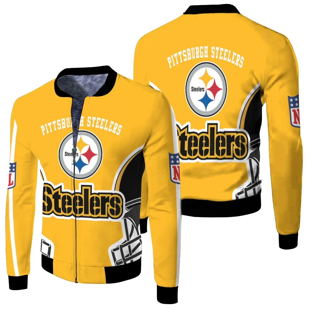 3d Pittsburgh Steelers 3ds Sweatshirt Pullover 3d Jersey Fleece Bomber Jacket