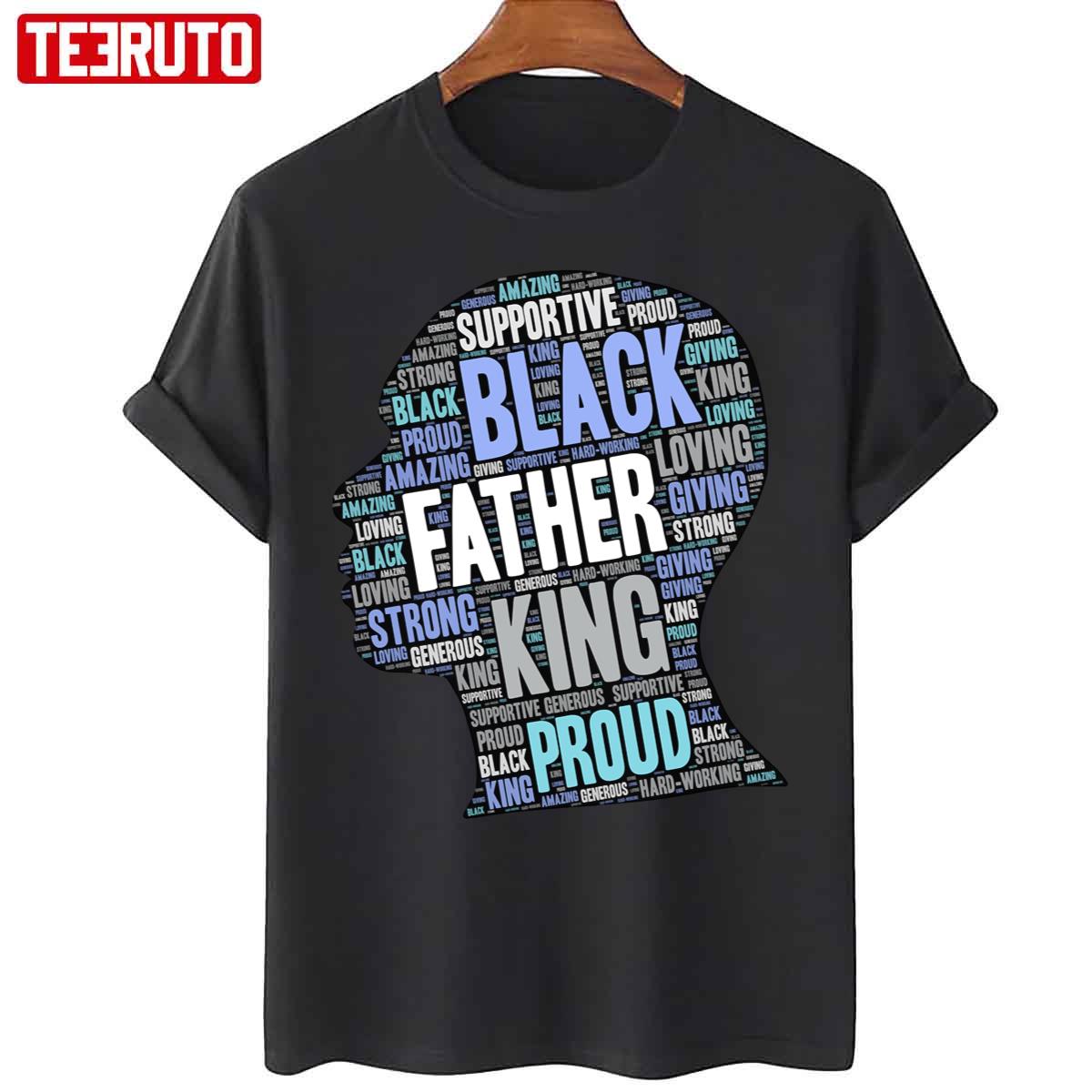 African American Father’s Day Word Art Unisex T-Shirt