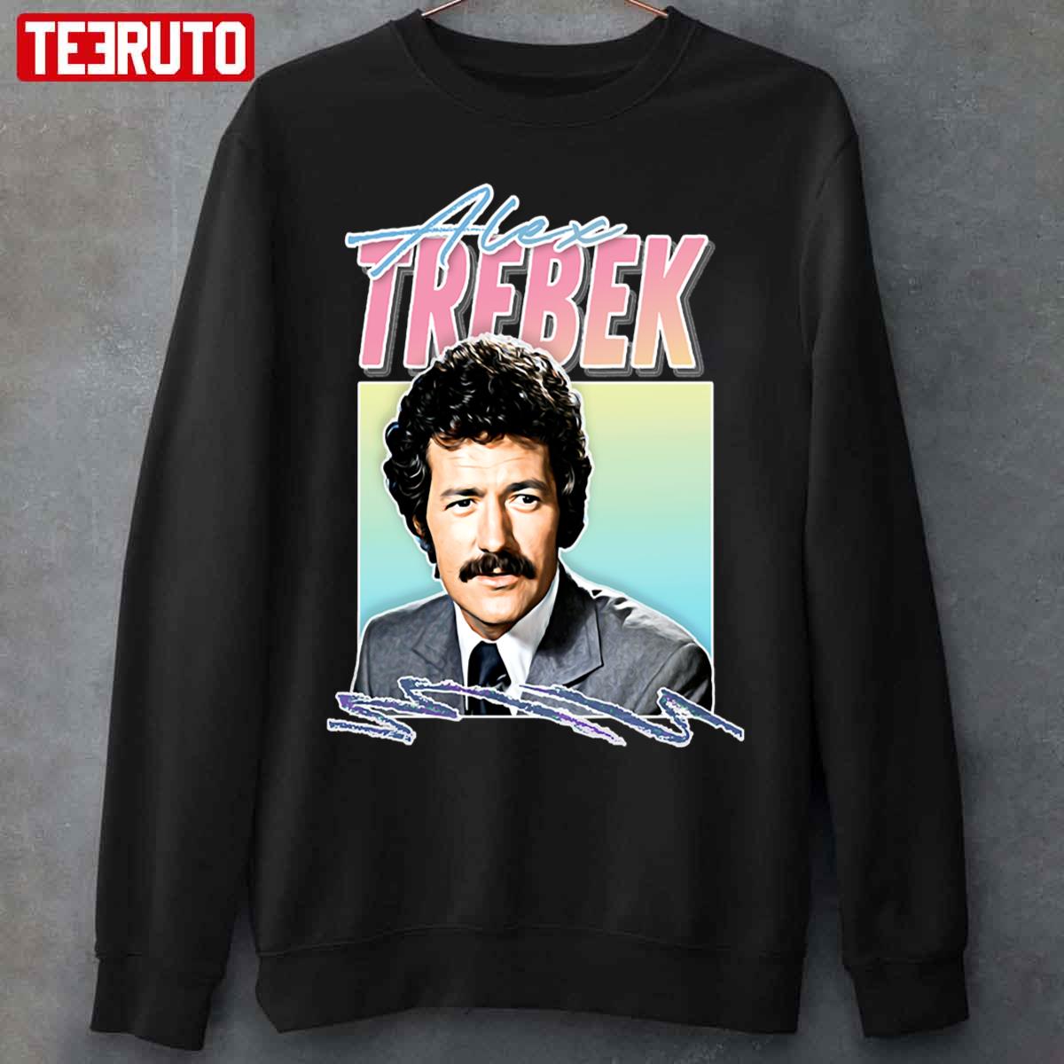 Alex Trebek Retro Vintage Aesthetic Unisex Sweatshirt