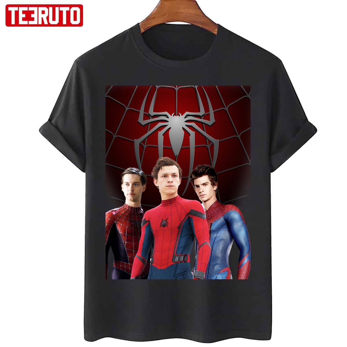 Andrew Garfield Three Spideys Unisex T-Shirt