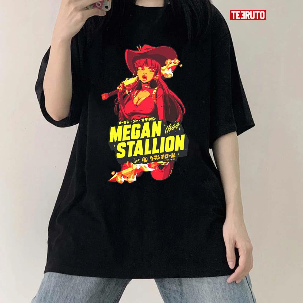 Anime Style Megan Thee Stallion Cr Loves Unisex T-Shirt