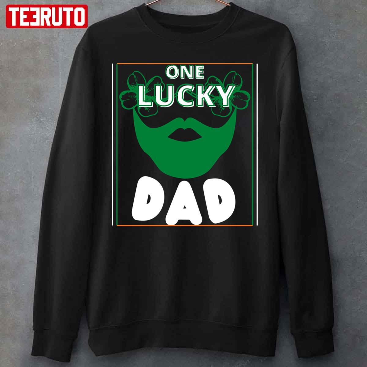 Beard One Lucky Dad Unisex Sweatshirt
