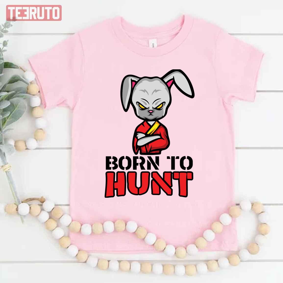 Born To Hunt Easter Truck Kid T-Shirt