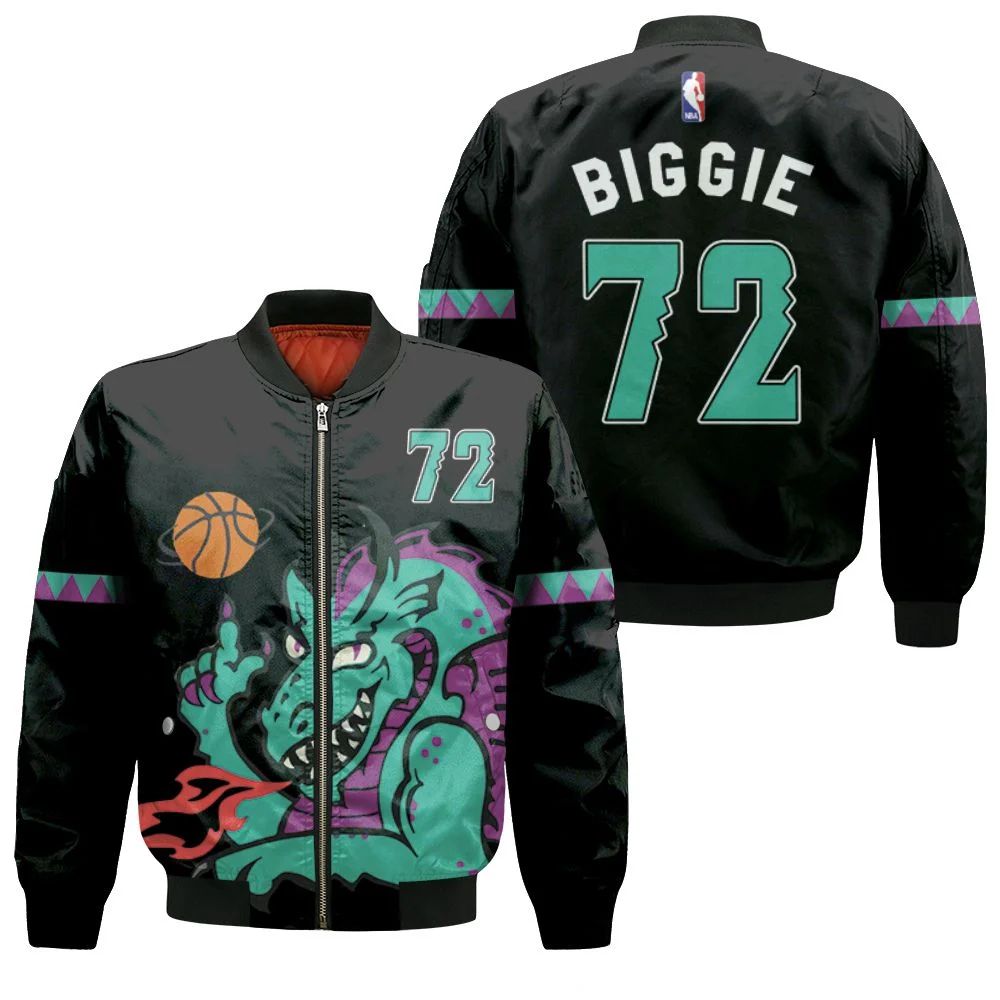 Brooklyn Nets Biggie 72 Nba Basketball Team Logo New Arrival Black 2020 3d Designed Allover Gift For Nets Fans Bomber Jacket