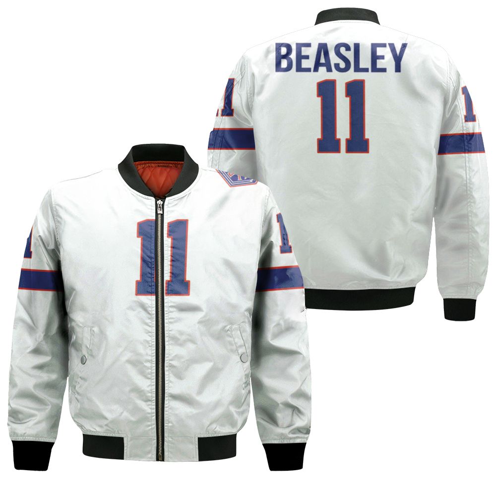 Buffalo Bills Cole Beasley #11 Great Player Nfl American Football Team White Vintage 3d Designed Allover Gift For Bills Fans Bomber Jacket