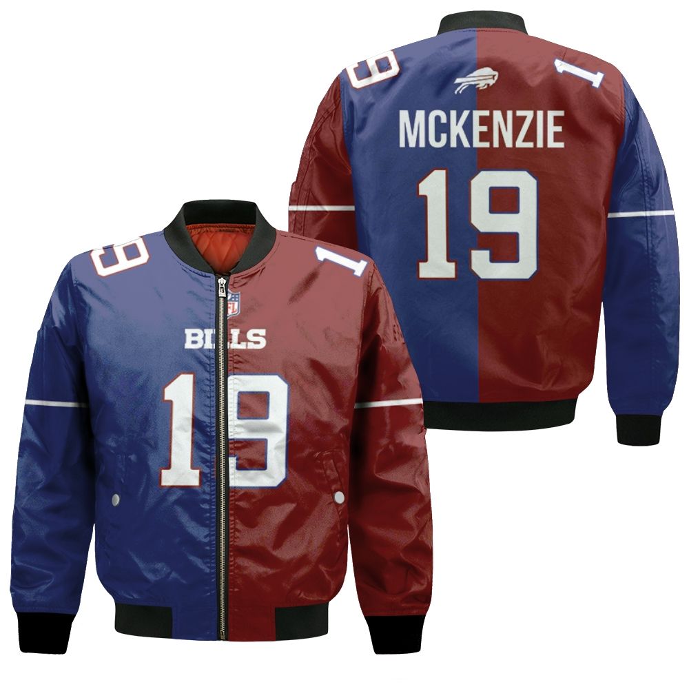 Buffalo Bills Isaiah Mckenzie #19 Great Player Nfl Vapor Limited Royal Red Two Tone Jersey Style Gift For Bills Fans Bomber Jacket