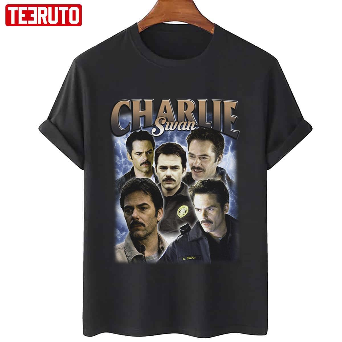 Charlie Swan Vintage 90’s Billy Burke Fan Made Team Charlie Unisex T-Shirt