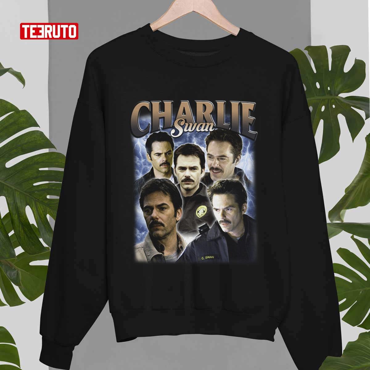 Charlie Swan Vintage 90's Billy Burke Fan Made Team Charlie Unisex