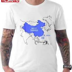 China Map Define West Taiwan Unisex T-Shirt