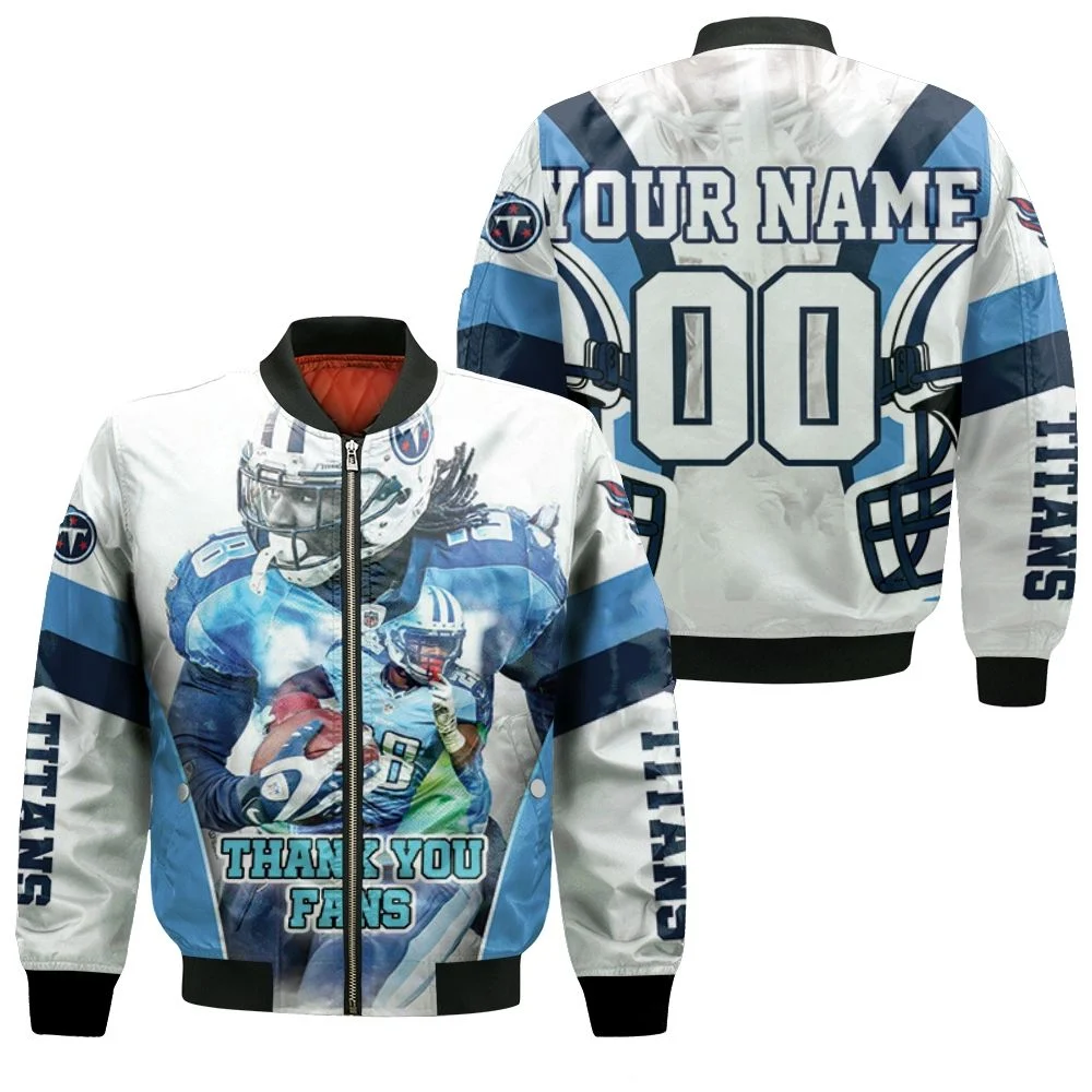 Chris Johnson 28 Tennessee Titans Afc South Division Super Bowl 2021 Personalized Bomber Jacket