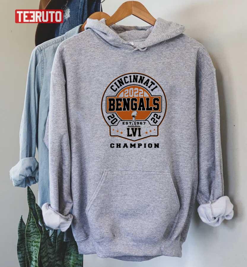 Super Bowl LVI Champions Cincinnati Bengals 2022 Shirt, hoodie