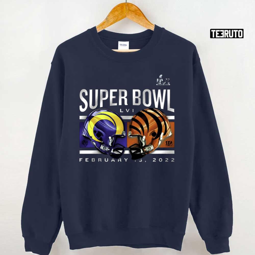 Cincinnati Bengals Vs. Los Angeles Rams Super Bowl T Shirt