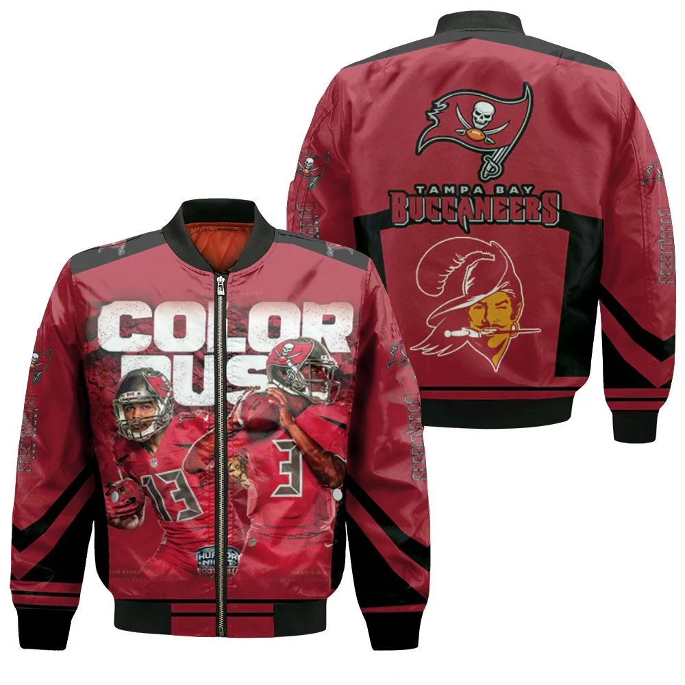 Color Us Tampa Bay Buccaneers Nfc South Division Champions Super Bowl 2021 Bomber Jacket
