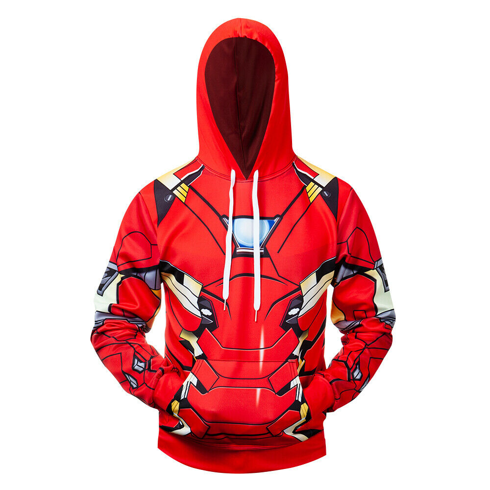 Costume Iron Mark Man Battle Suit 3D Printed Hoodie
