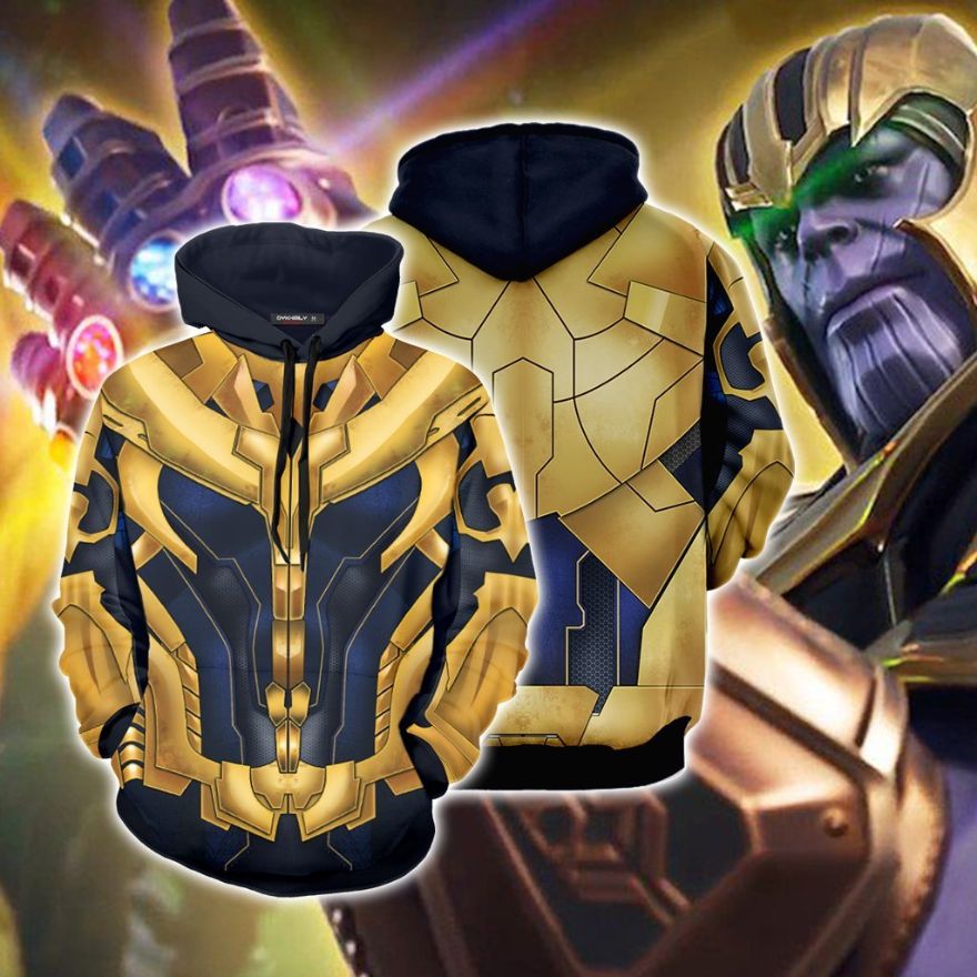 Costume Thanos Cosplay Suit 3D Printed Hoodie