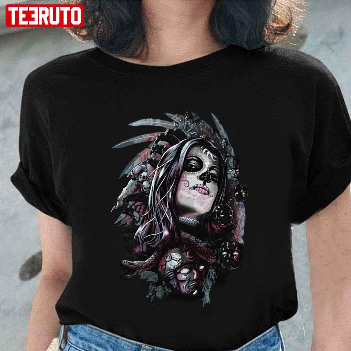 Coyolxuahqui Goddess Unisex T-Shirt