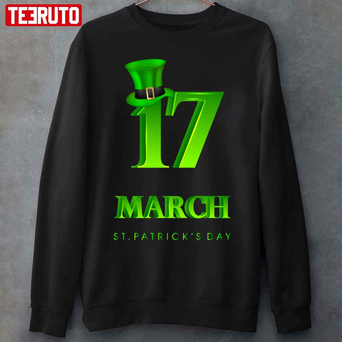 Crypto St Patrick 17 March Unisex Sweatshirt