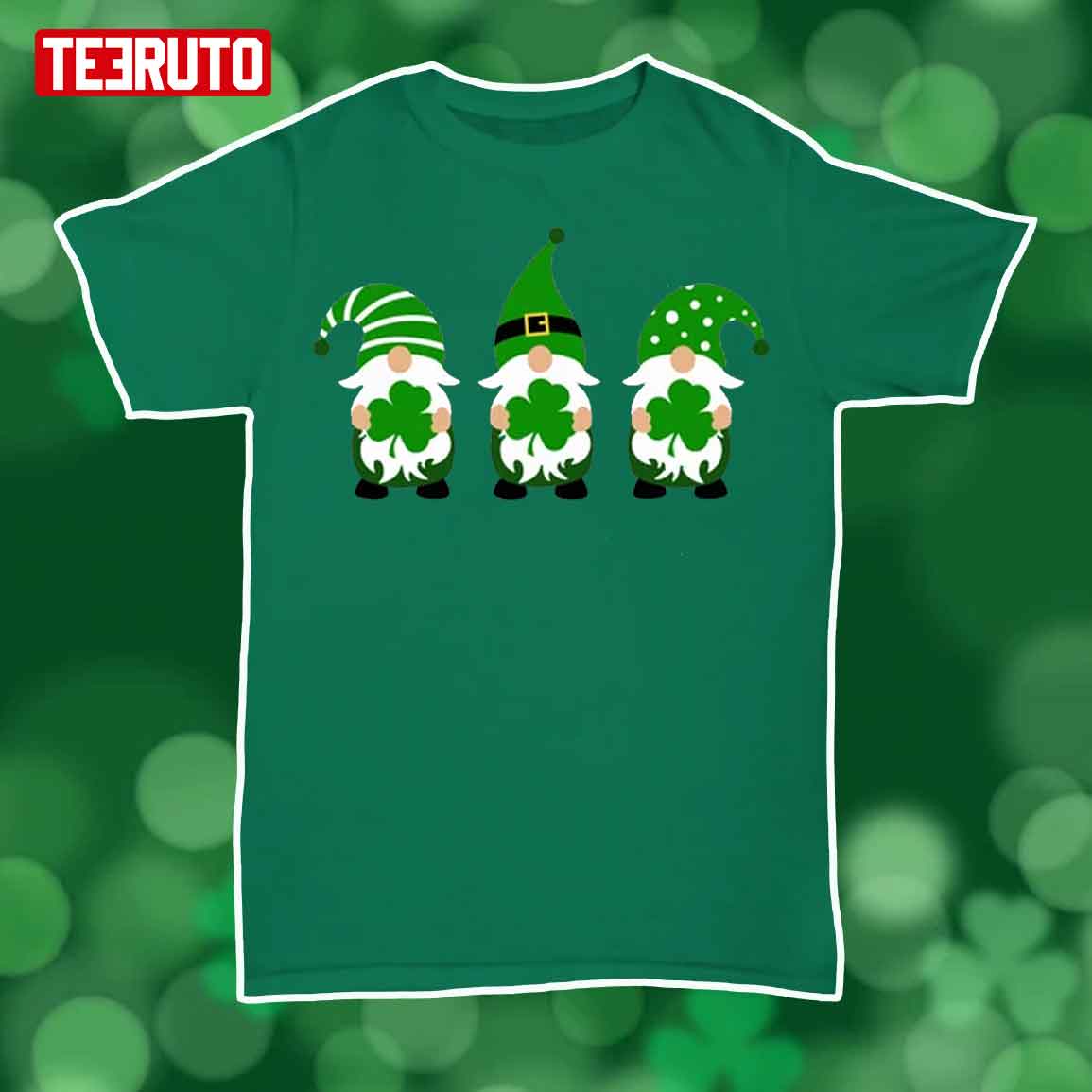 Cute Gnomes St Patrick’s Day Unisex T-Shirt