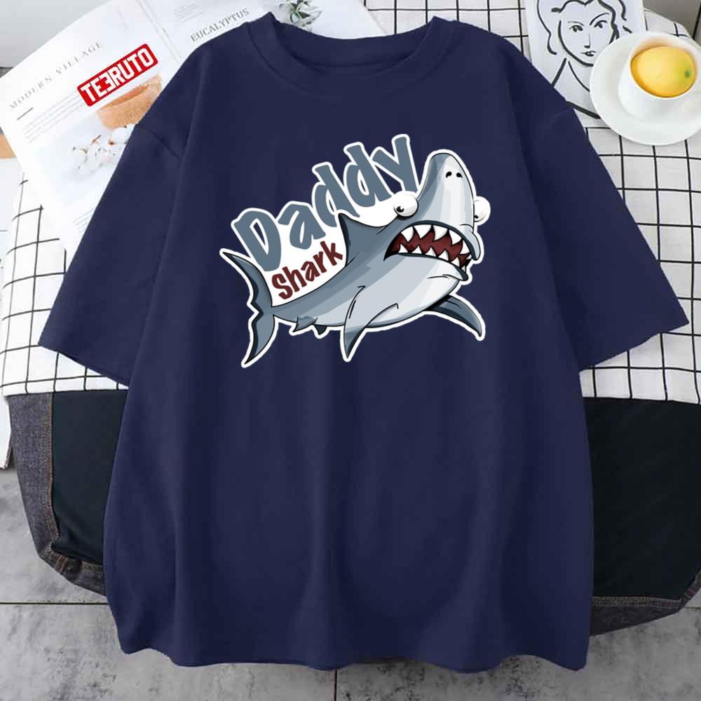 Daddy Shark Father’s Day Birthday Unisex T-Shirt