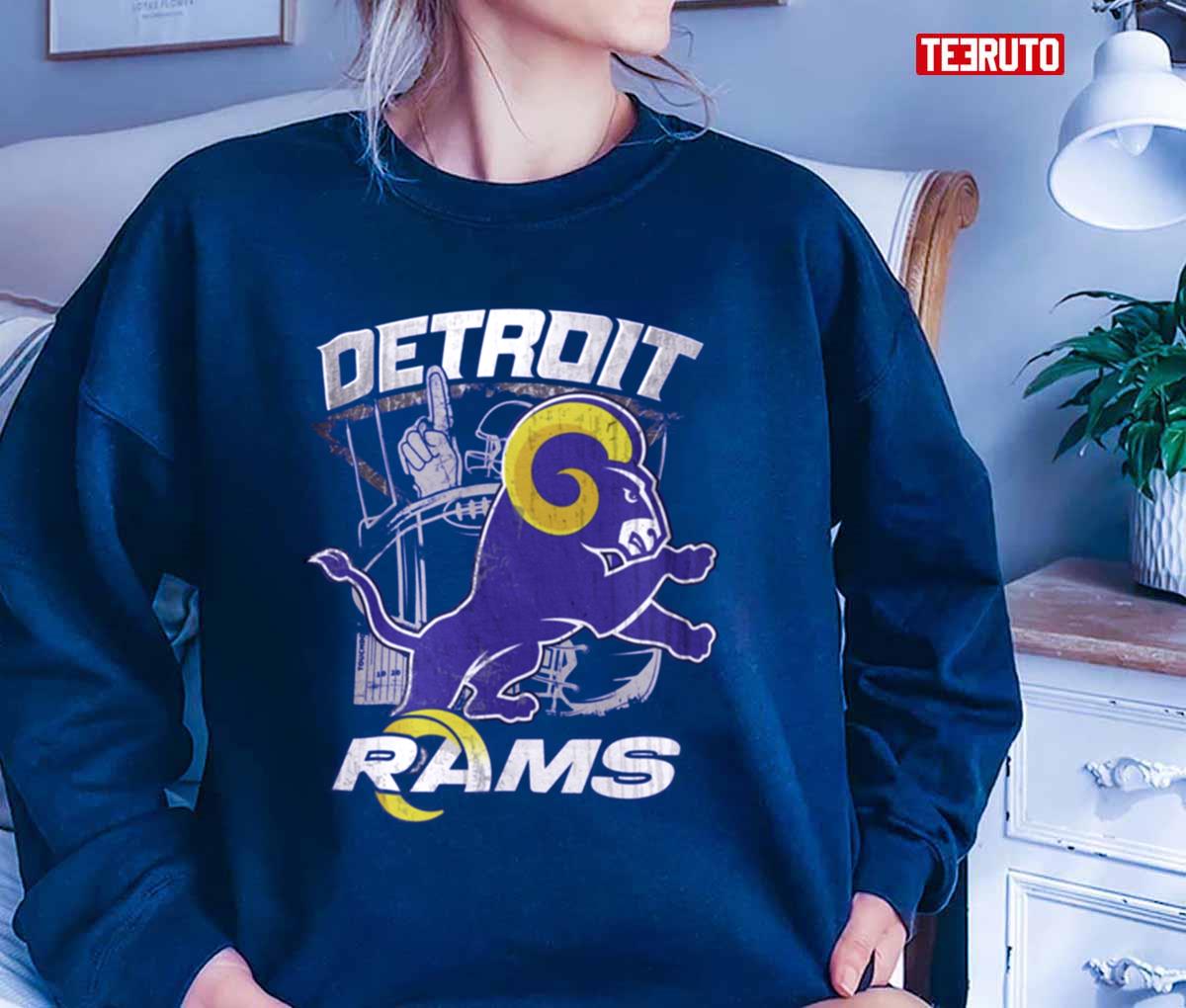 Detroit Rams Logo T-Shirt