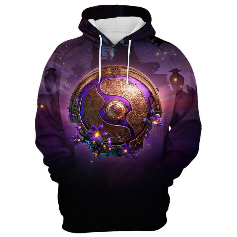 Dota 2 Aegis Of Champions Over Print 3d Zip Hoodie