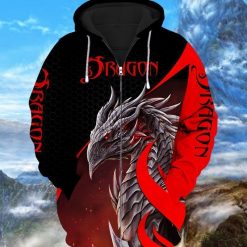 Dragon 8 For Men Women 3d Zip Hoodie