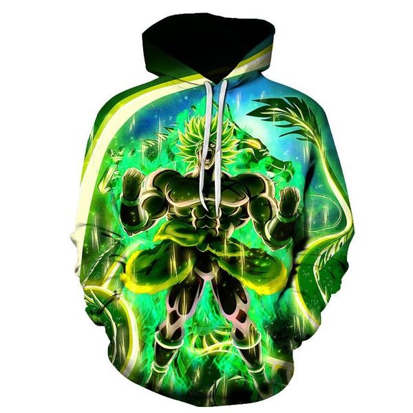 Dragon Ball Green Gift Over Print 3d Zip Hoodie