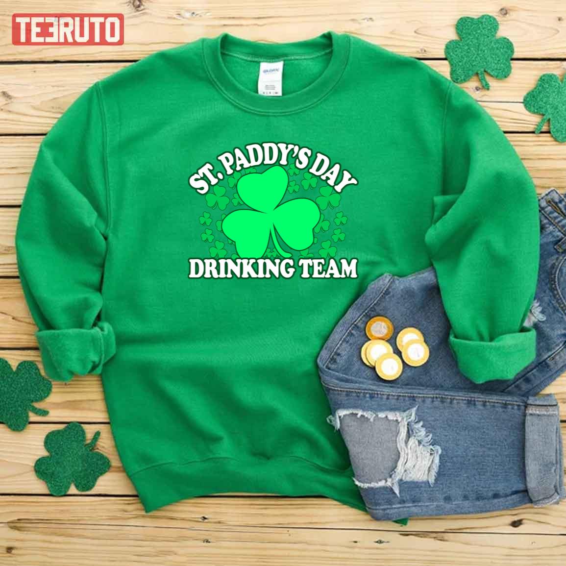 Drinking Team Irish Pride Irish Drinking Squad St Patricks Day Unisex Sweatshirt