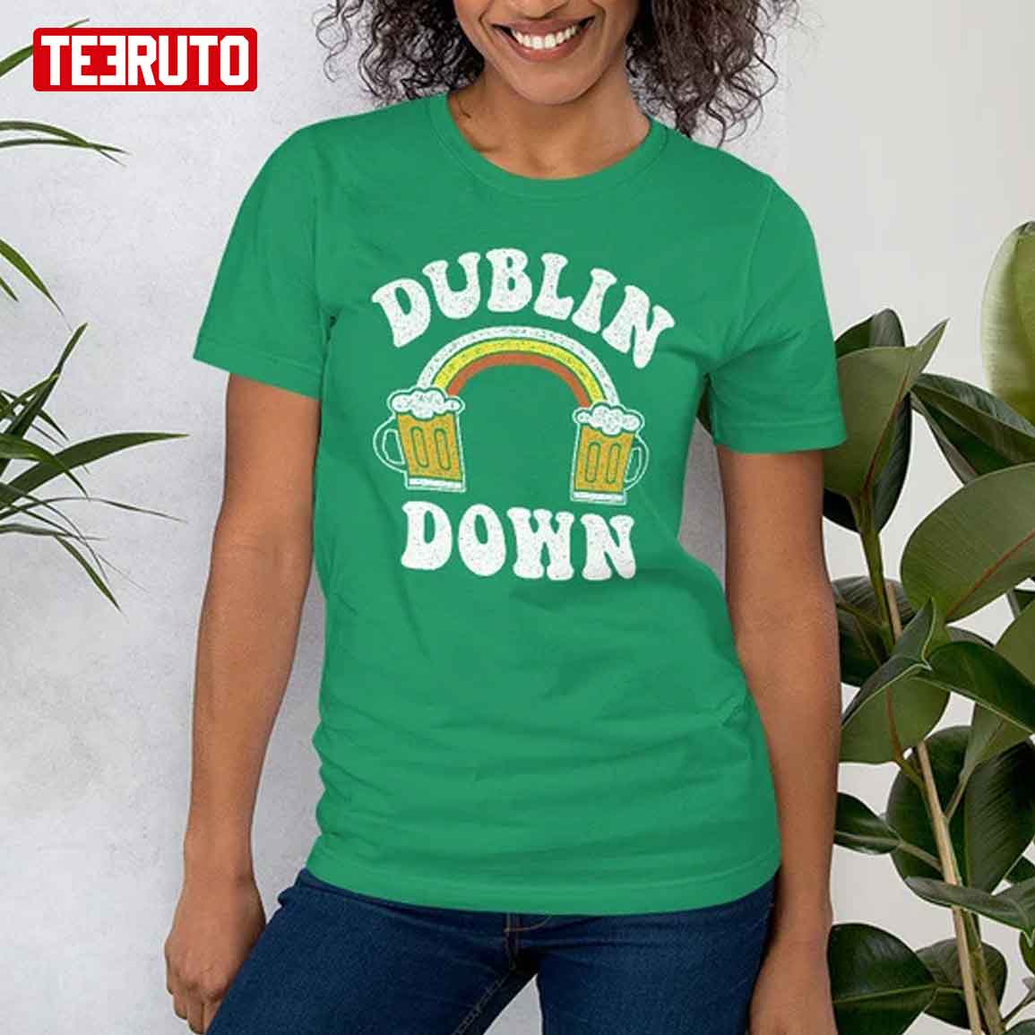 Dublin Down St Patricks Day Shamrock Unisex T-Shirt
