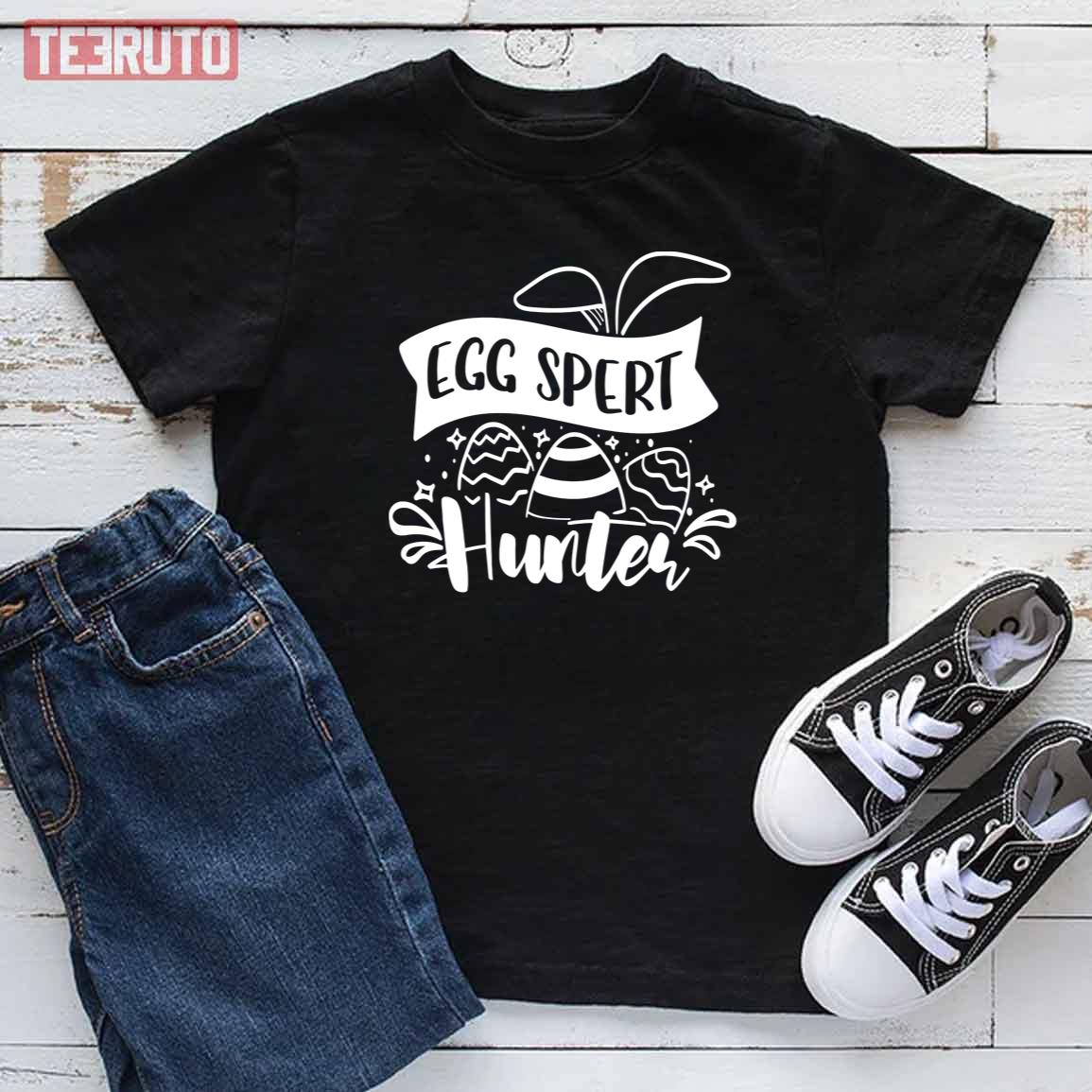 Egg Spert Hunter Easter Day Kid T-Shirt