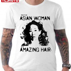 Eve Polastri Asian Woman With Amazing Hair Unisex T-Shirt