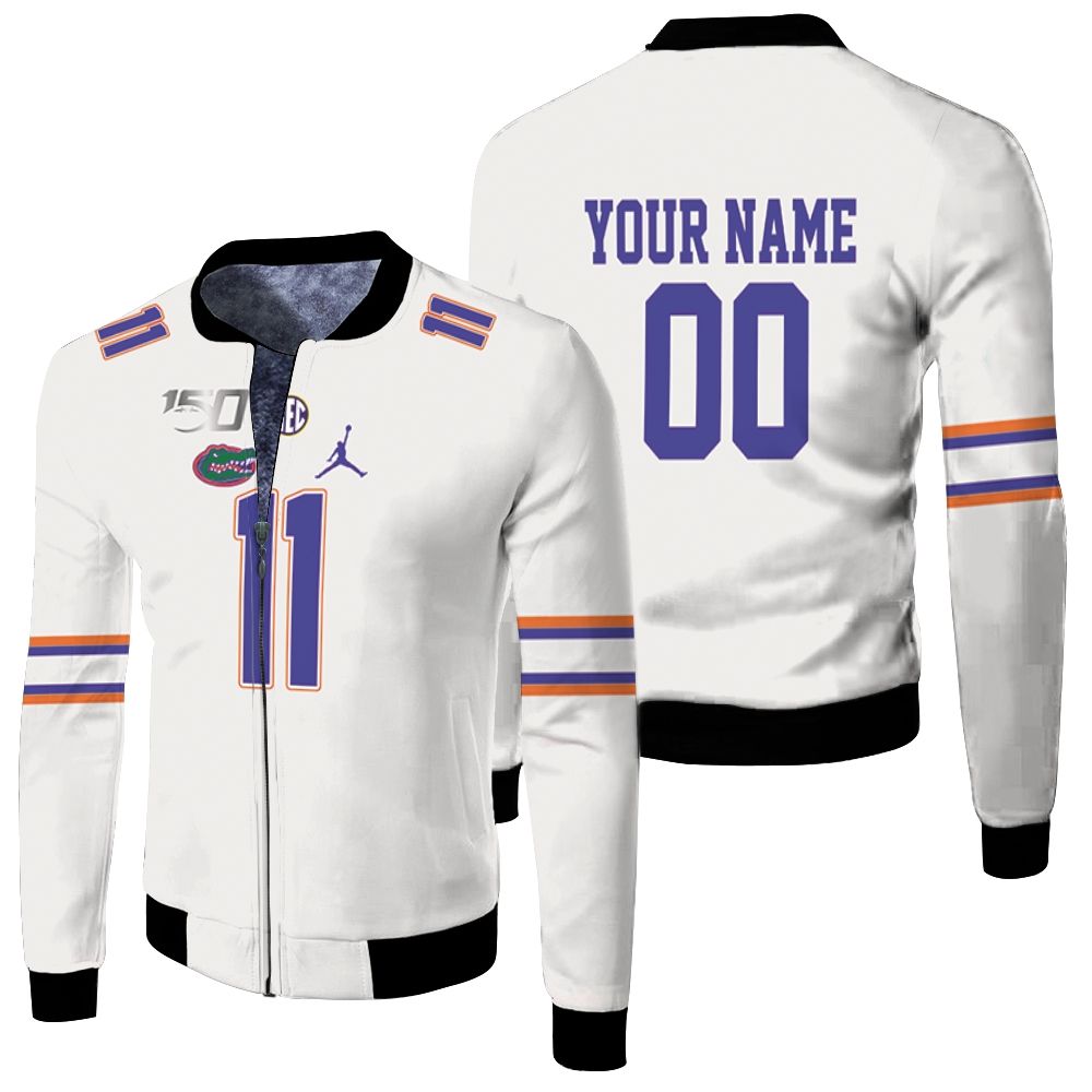 Florida Gators Logo Sec Championship 3d Personalized Fleece Bomber Jacket