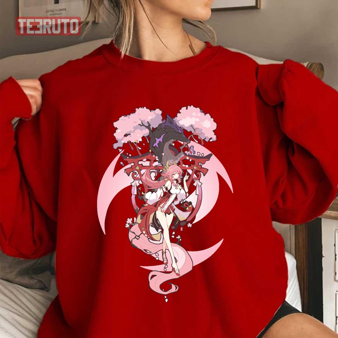 Fox Girl Yae Miko Genshin Impact Unisex Sweatshirt