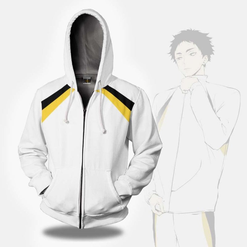 Fukurodani Academy Uniform Haikyuu Hoodie Anime Outfit