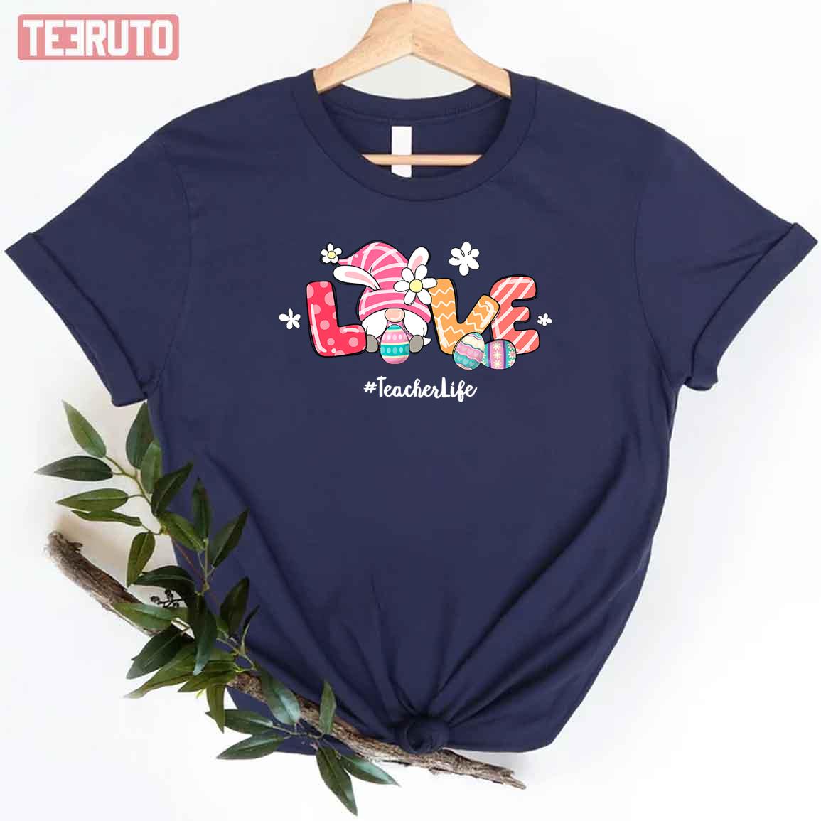 Funny Gnome Easter Day Love Easter Women T-Shirt