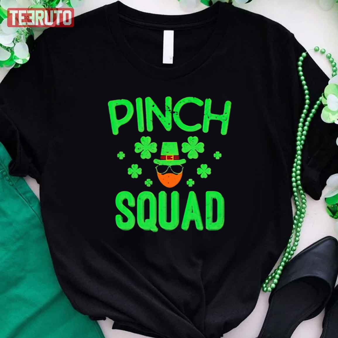 Funny Pinch Squad St Patrick’s Day Unisex T-Shirt