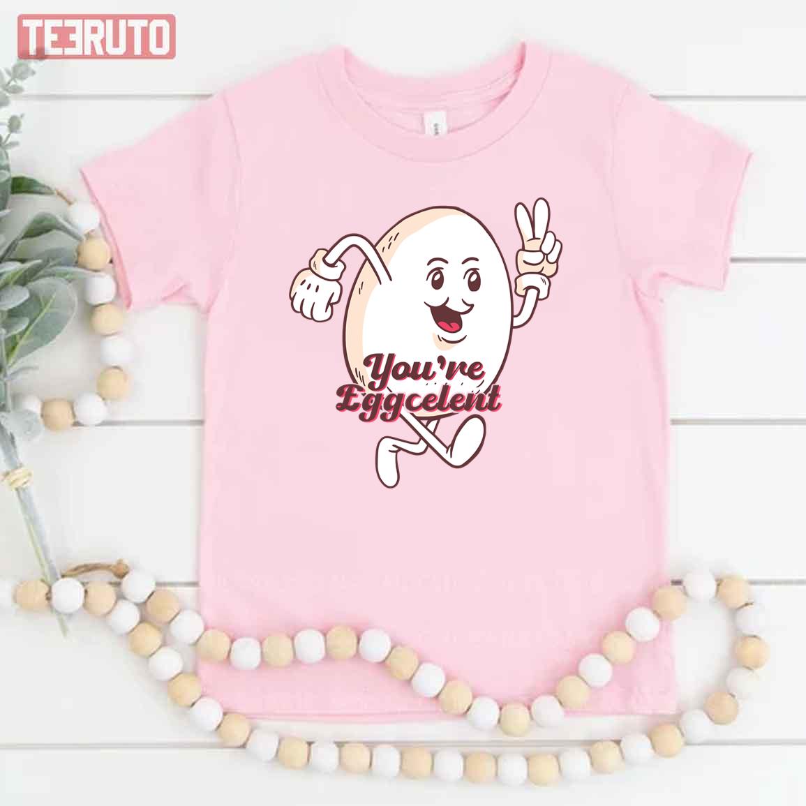 Funny You’re Eggcelent Kid T-Shirt