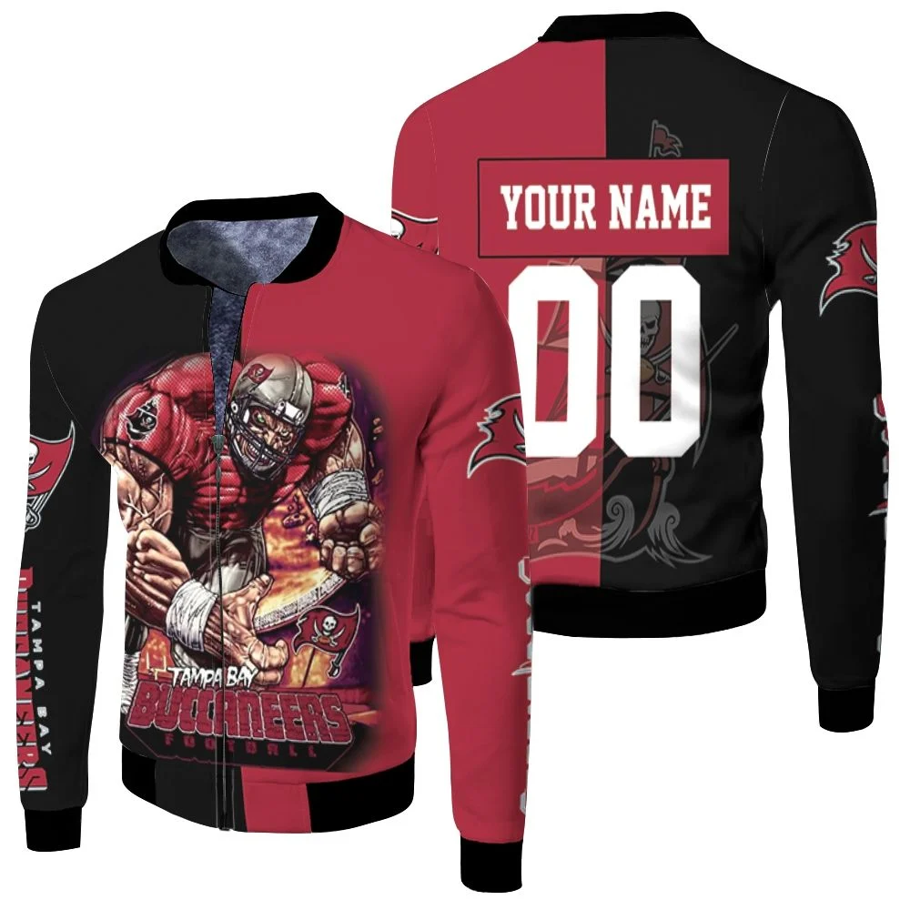 Giant Tampa Bay Buccaneers Nfc South Champions Super Bowl 2021 Personalized Fleece Bomber Jacket