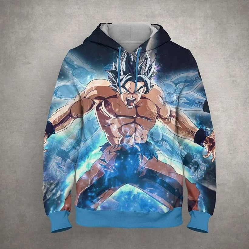 Goku Cartoon Dragon Ball Anime Manga 29 Over Print 3d Zip Hoodie